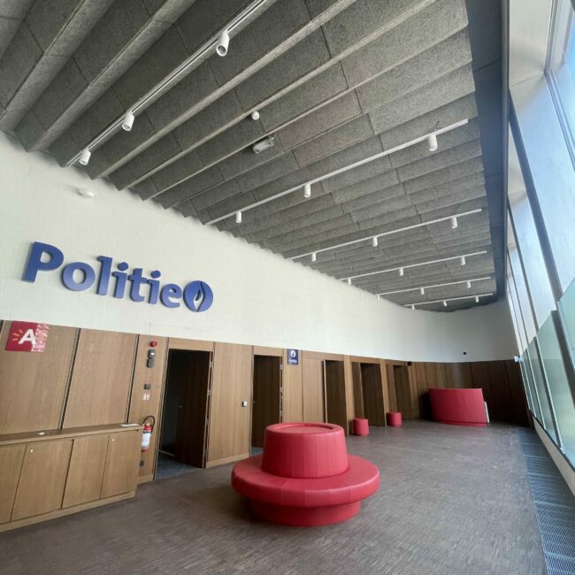 akoestiek verbeteren politiekantoor